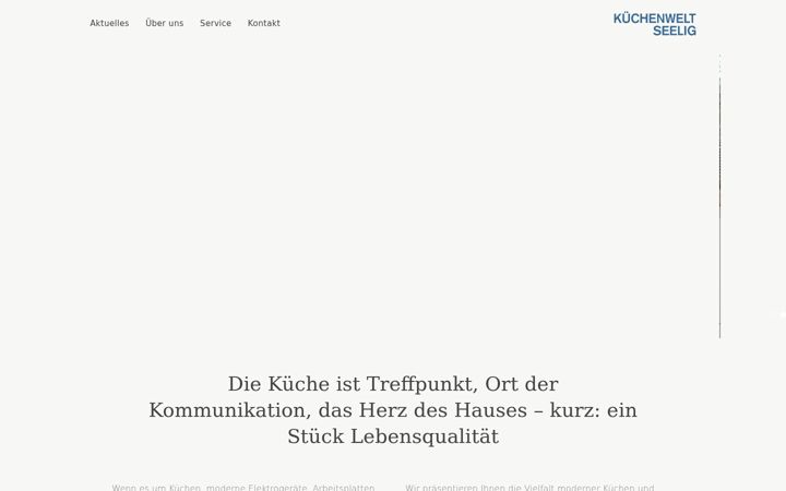 Screenshot of kuechenwelt-seelig.de