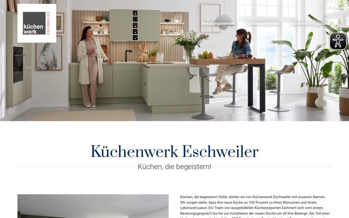 Screenshot of kuechenwerk-eschweiler.de