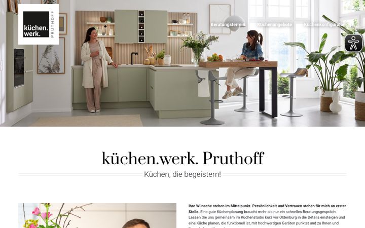 Screenshot of kuechenwerk-pruthoff.de