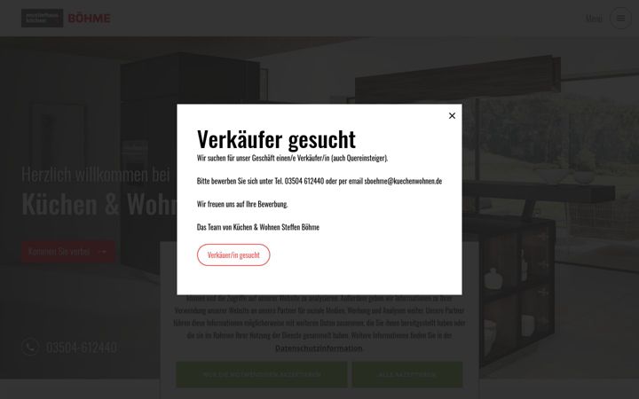 Screenshot ta' kuechenwohnen.de