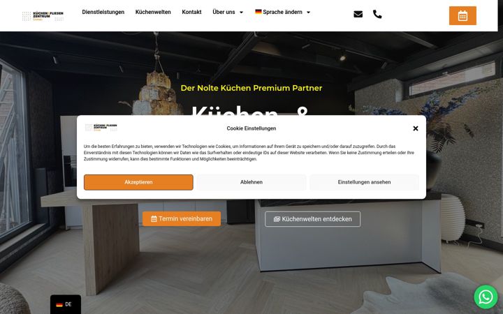 Screenshot ta' kuechenzentrumgronau.com