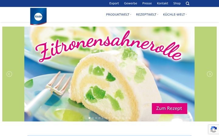 Screenshot of kuechle.de