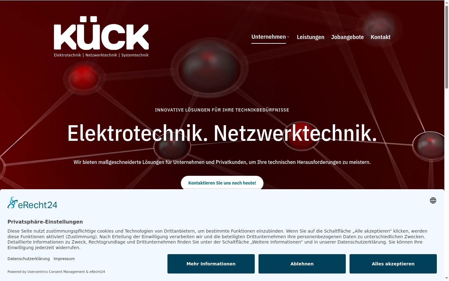 Screenshot tal-banner tal-kunsens muri qabel kwalunkwe interazzjoni