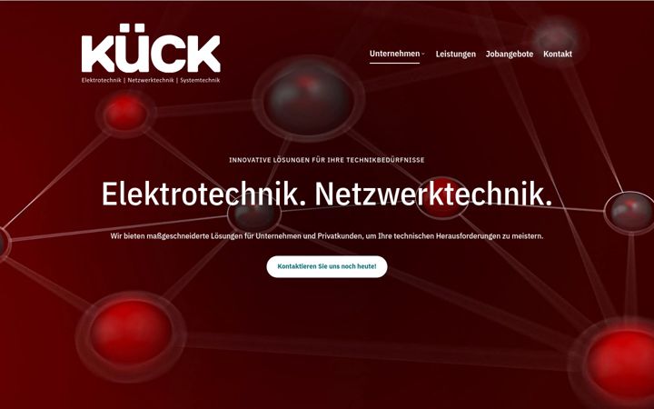 Screenshot of kueck-gmbh.de