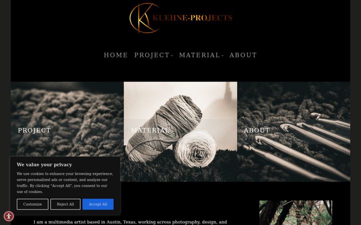 Screenshot ta' kuehne-projects.com