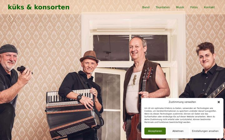 Screenshot of kueksundkonsorten.at