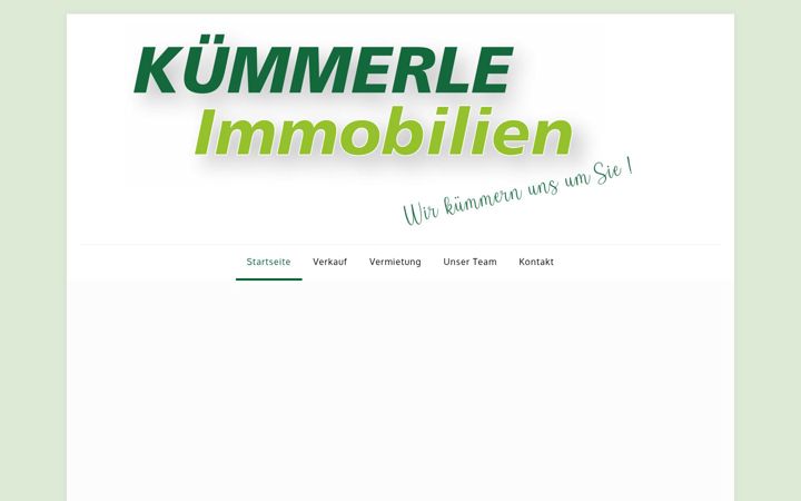 Screenshot of kuemmerle-immobilien.de