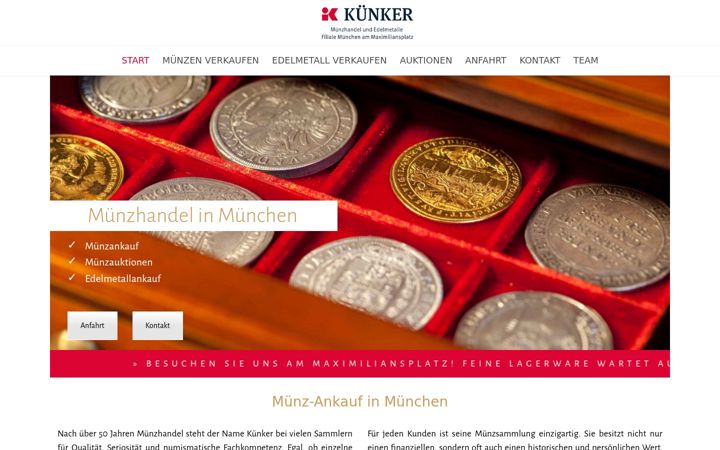 Ekrānuzņēmums no kuenker-muenchen.de