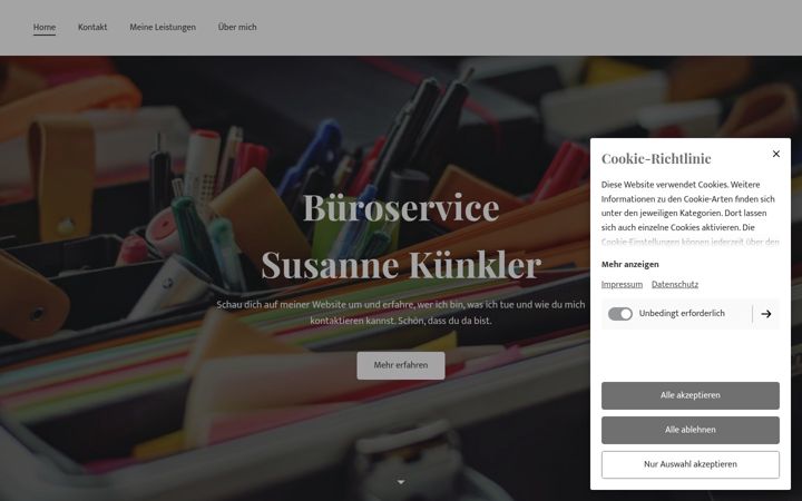 Screenshot of kuenkler-essen.de