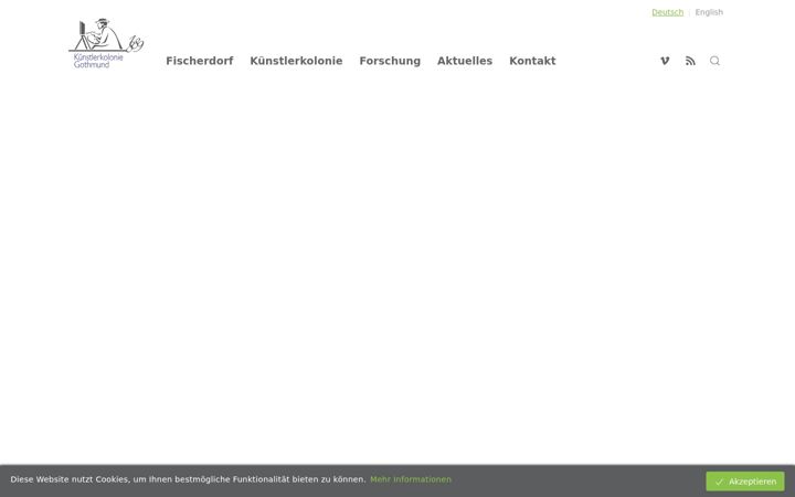 Screenshot of kuenstlerkolonie-gothmund.de