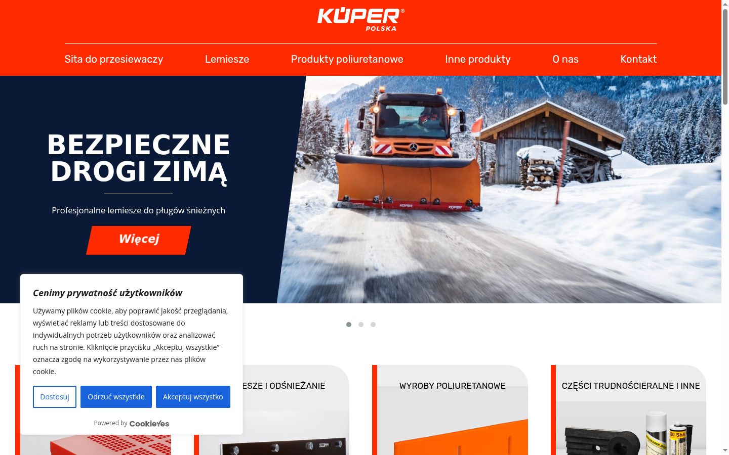 Screenshot tal-banner tal-kunsens muri qabel kwalunkwe interazzjoni