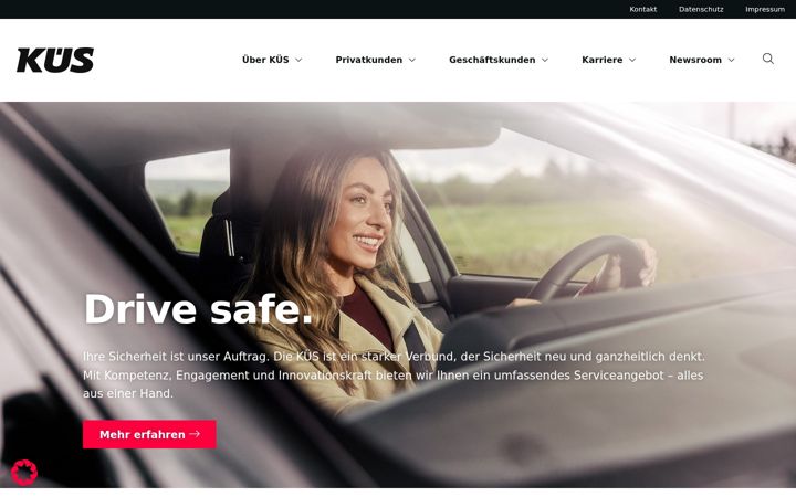Screenshot of kues.de