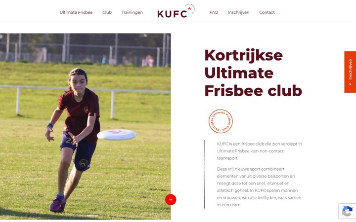Screenshot of kufc.be