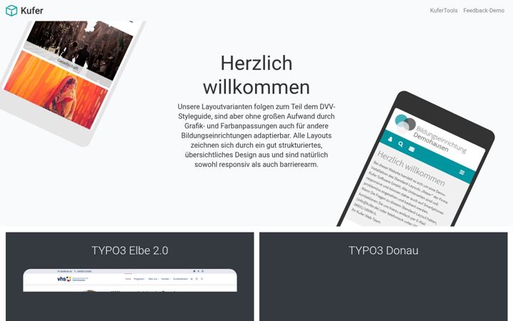 Screenshot of kufer-layout.de