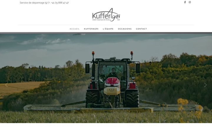 Screenshot of kufferagri.ch