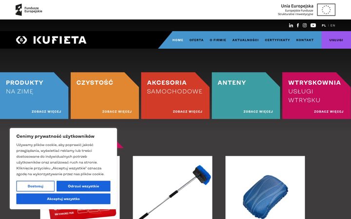 Screenshot of kufieta.pl