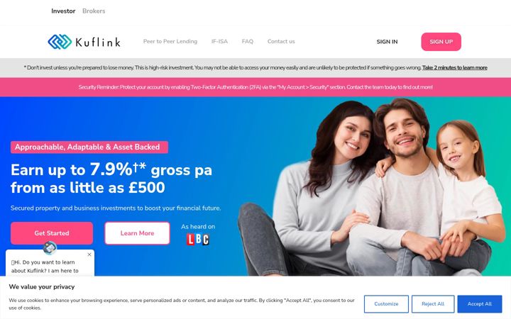 Zrzut ekranu kuflink.com