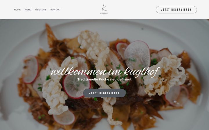 Skjermbilde av kuglhof.at
