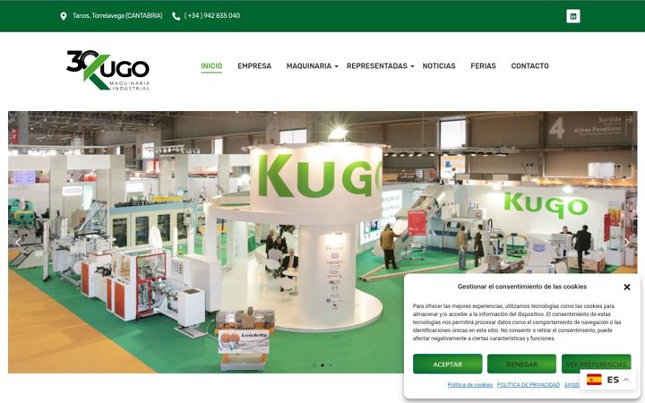 Screenshot of kugo.es