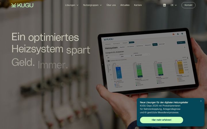 Screenshot of kugu.de