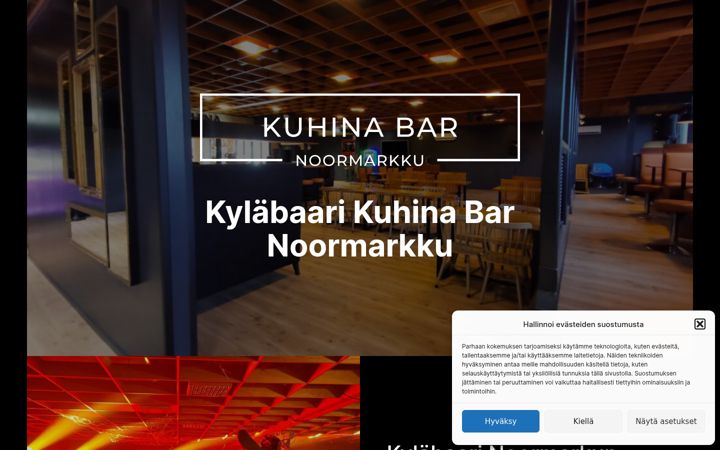 Screenshot of kuhinabar.fi