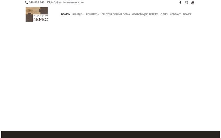 Screenshot of kuhinje-nemec.com