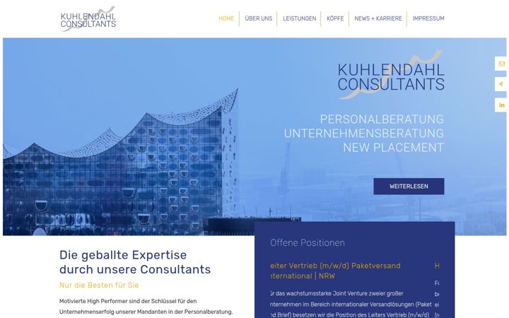Screenshot of kuhlendahl-consultants.de