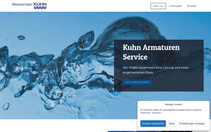Screenshot of kuhn-armaturen.at