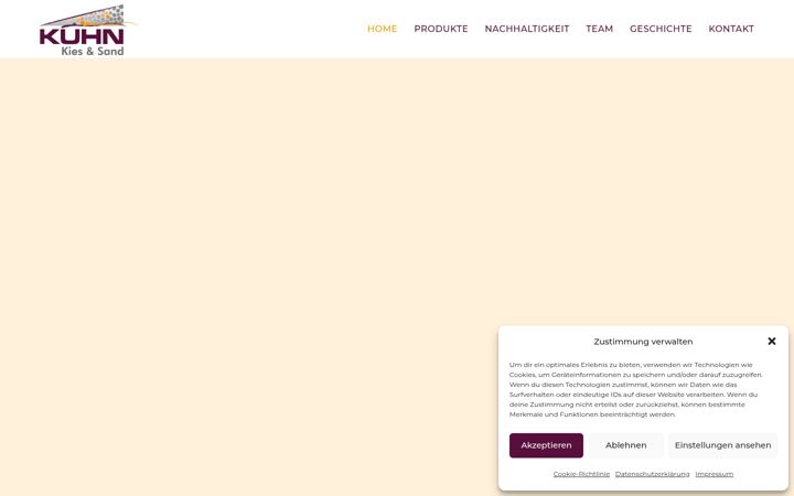 Screenshot of kuhn-kies-sand.de