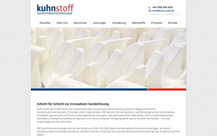 Screenshot of kuhn-stoff.de