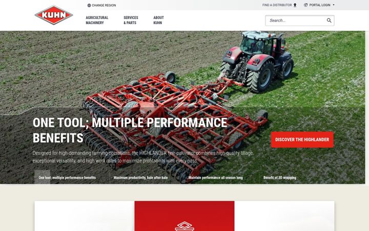 Screenshot of kuhn.com