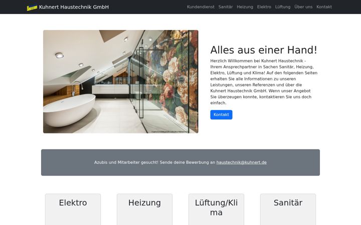 Screenshot of kuhnert.de