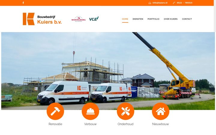Screenshot of kuiers.nl