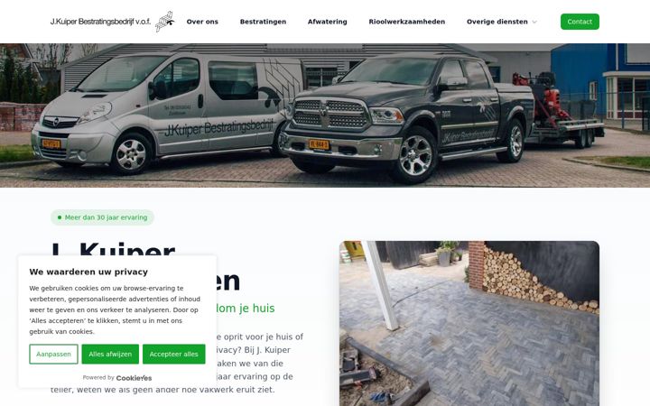 Screenshot of kuiperbestrating.nl