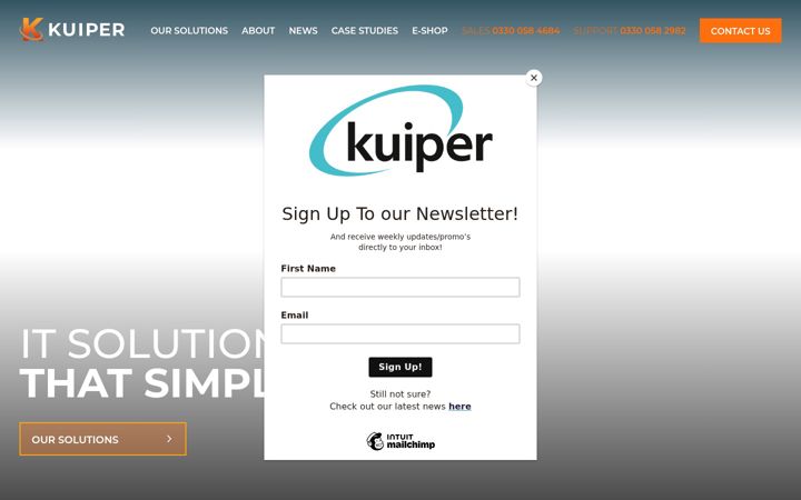 Screenshot of kuipertech.co.uk