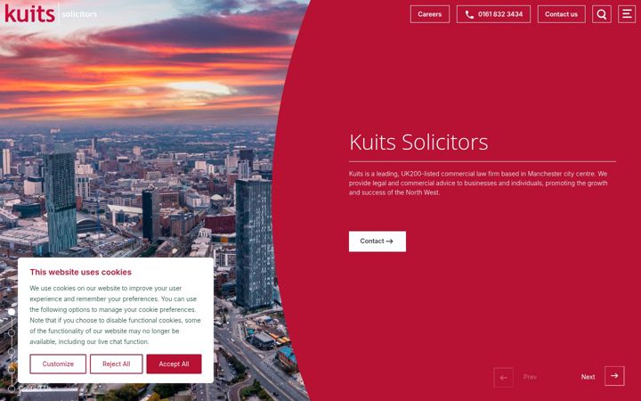 Screenshot of kuits.com