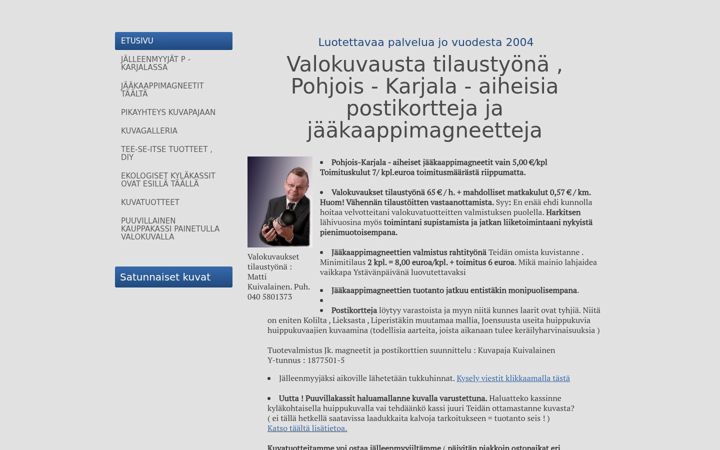 Screenshot of kuivis.fi