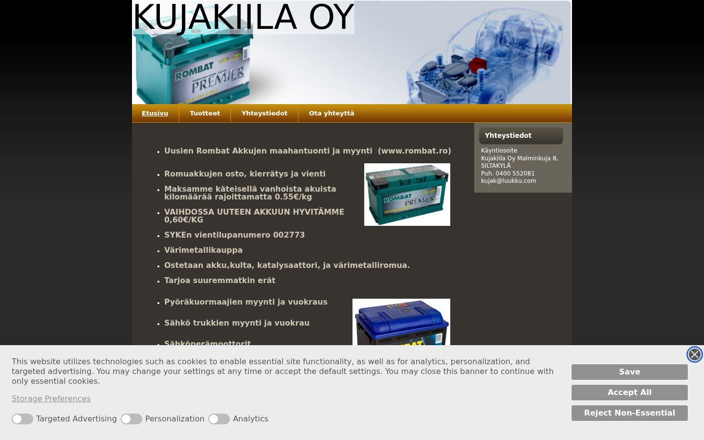 Snímek obrazovky baneru souhlasu zobrazeného před jakoukoli interakcí