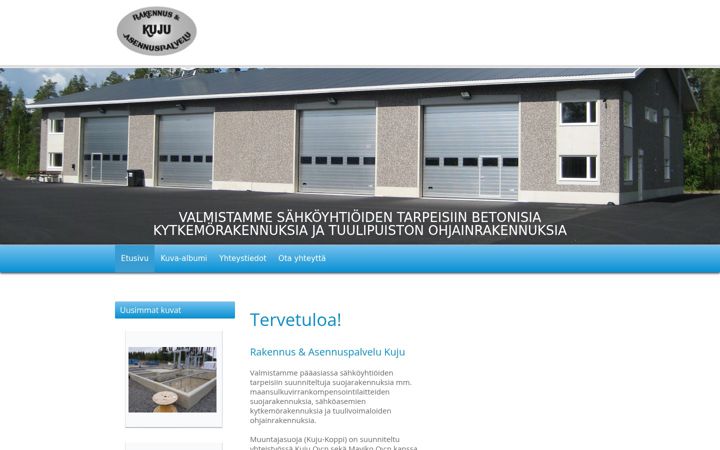 Screenshot of kuju.fi