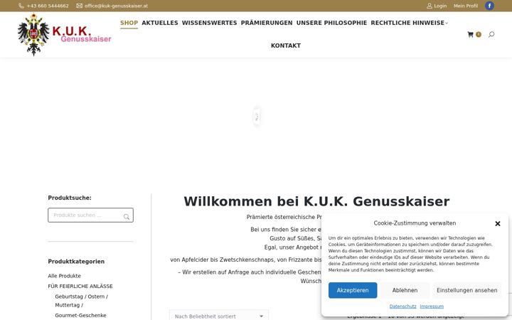 Screenshot of kuk-genusskaiser.at