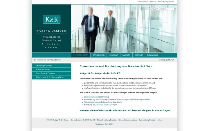 Screenshot of kuk-kg.de