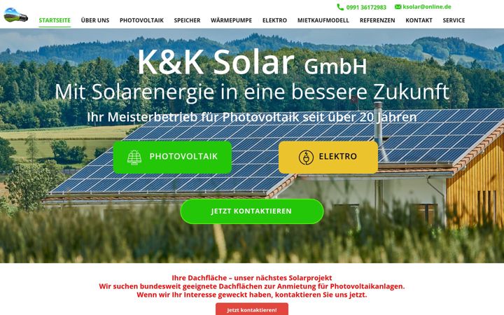 Screenshot of kuk-solar.de