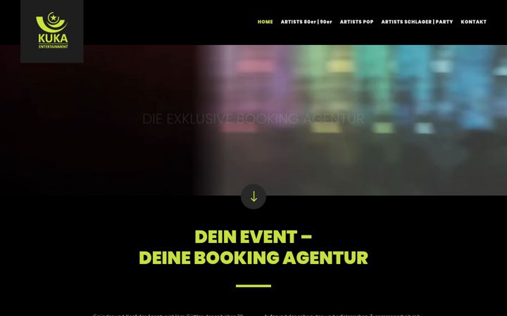 Screenshot of kukaentertainment.de