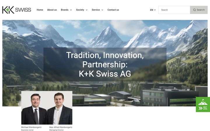 Screenshot of kukag.ch