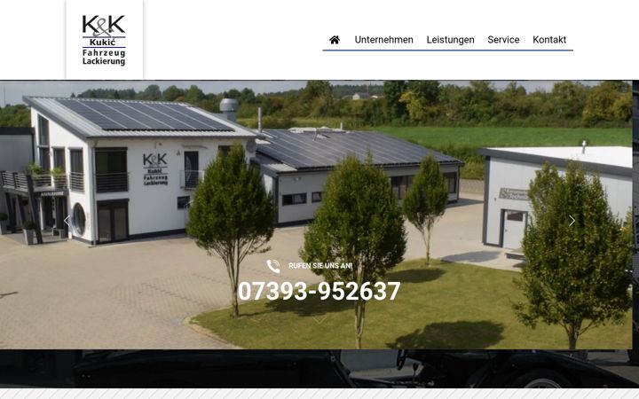 Screenshot of kukic-lackierungen.de