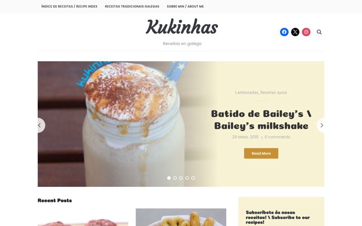 Screenshot of kukinhas.com