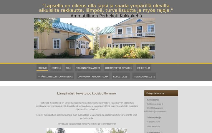 Screenshot of kukkakeha.fi