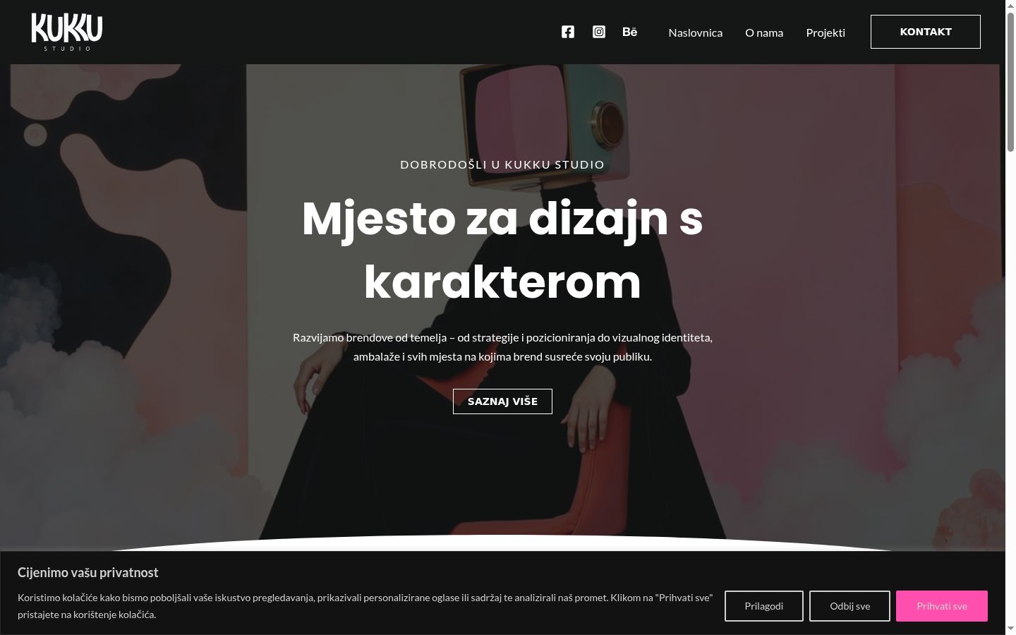 Zrzut ekranu banera zgody wyświetlanego przed jakąkolwiek interakcją