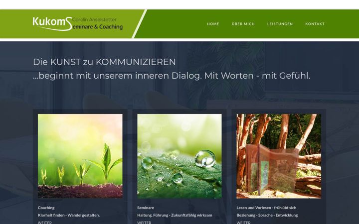 Screenshot of kukoms.de
