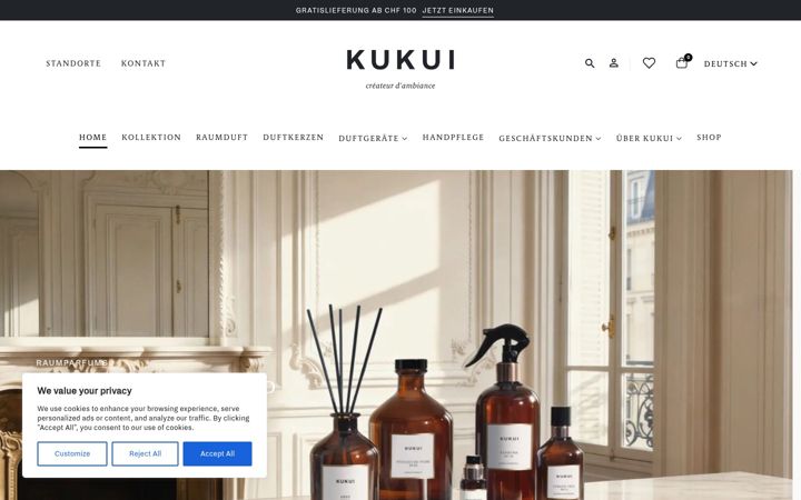 Screenshot of kukui.ch